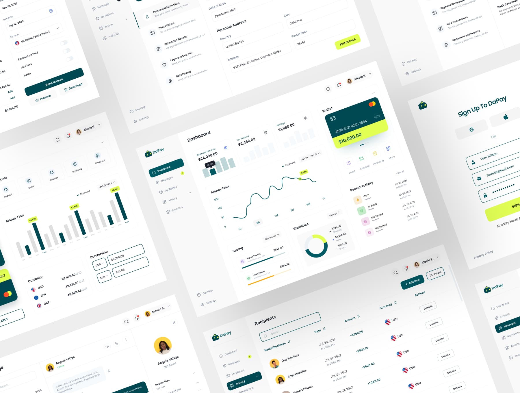 FinTech Dashboard